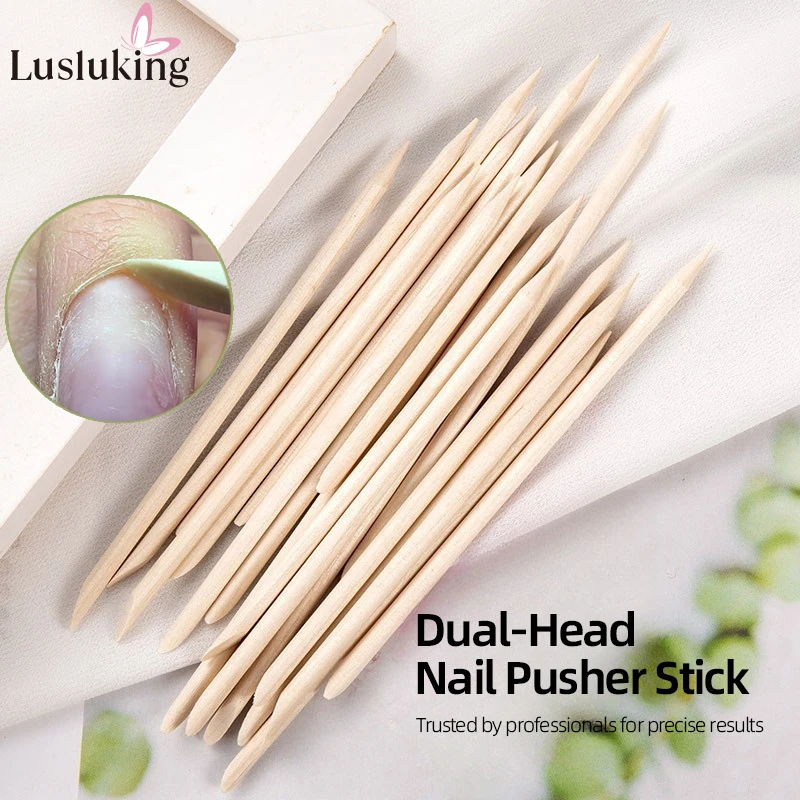 100/50PCS Dual-Head Nail Art Pusher Orange Wood Sticks Cuticle Pusher Manicure Cleans Excess Glue Press-On Nails Tools Supplies
100/50PCS Dual-Head Nail Art Pusher Orange Wood Sticks Cuticle Pusher Manicure Cleans Excess Glue Press-On Nails Tools Supplies