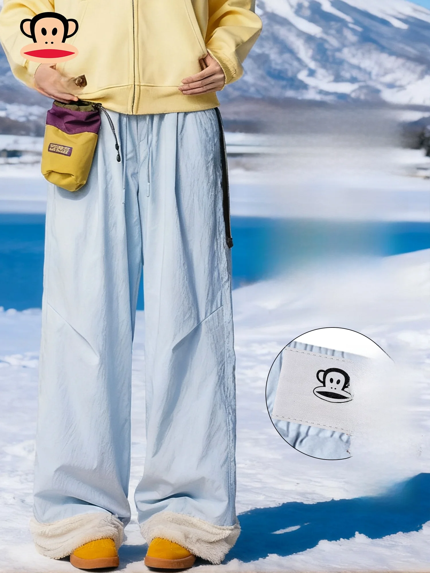 PaulFrank Comfortable Fce Lined Wide Leg Casual Pants Loose Fit Spring 2026 Simptic Sle Men's Faion Polyester Fiber
PaulFrank Comfortable Fce Lined Wide Leg Casual Pants Loose Fit Spring 2026 Simptic Sle Men's Faion Polyester Fiber