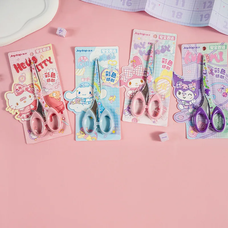 Sanrio Kuromi Hello Kitty Printed Art Scissors Cartoon Cinnamoroll Student Creative Scissors Kawaii Safe School Supplies Gifts
Sanrio Kuromi Hello Kitty Printed Art Scissors Cartoon Cinnamoroll Student Creative Scissors Kawaii Safe School Supplies Gifts