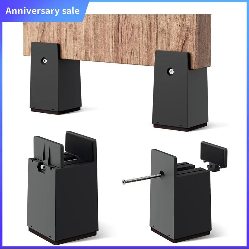 A75P-Bed Risers, 4 Inch Adjustable Desk Riser Blocks With Screw Clamp 4 Pack Heavy Duty Chair Raisers Fits 0-2 Inch Widths Durab
A75P-Bed Risers, 4 Inch Adjustable Desk Riser Blocks With Screw Clamp 4 Pack Heavy Duty Chair Raisers Fits 0-2 Inch Widths Durab