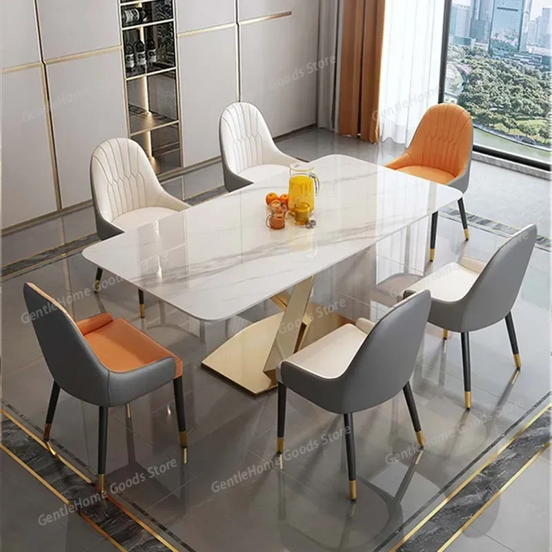 Conference Metal Rectangular Table Living Room Modern Luxury Restaurant Dining Table Desk Nordic Modern Mesa Lounge Furniture
Conference Metal Rectangular Table Living Room Modern Luxury Restaurant Dining Table Desk Nordic Modern Mesa Lounge Furniture