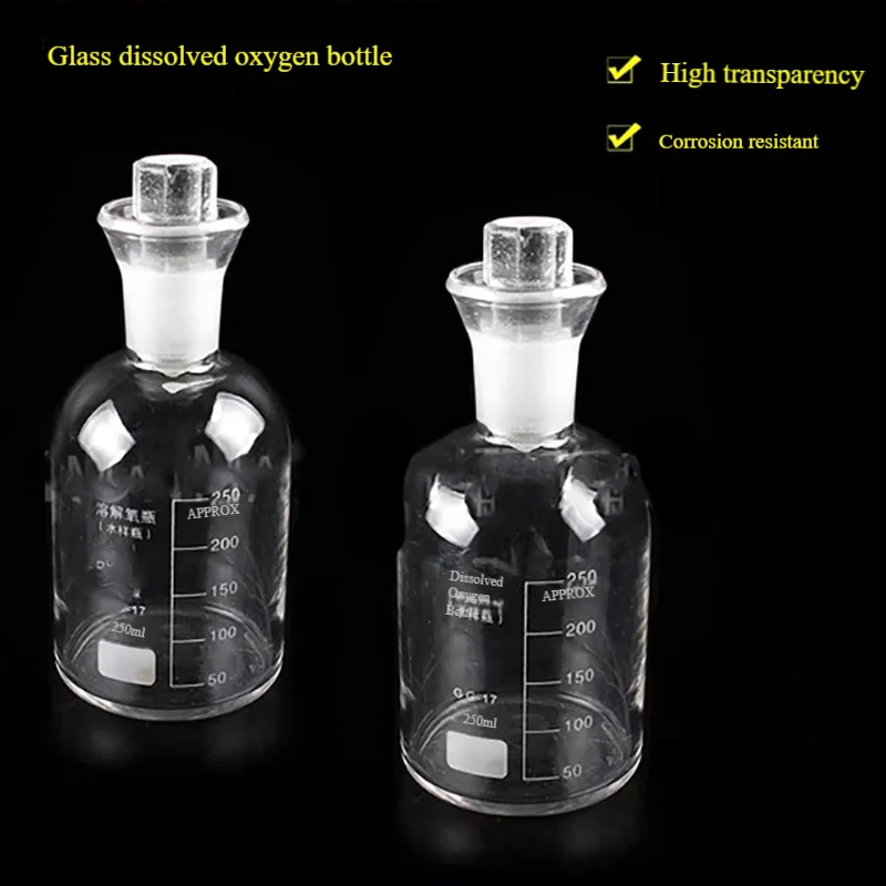 1pcs 250ml sewage bottle glass dissolved oxygen bottle 250ml glass sewage bottle
1pcs 250ml sewage bottle glass dissolved oxygen bottle 250ml glass sewage bottle