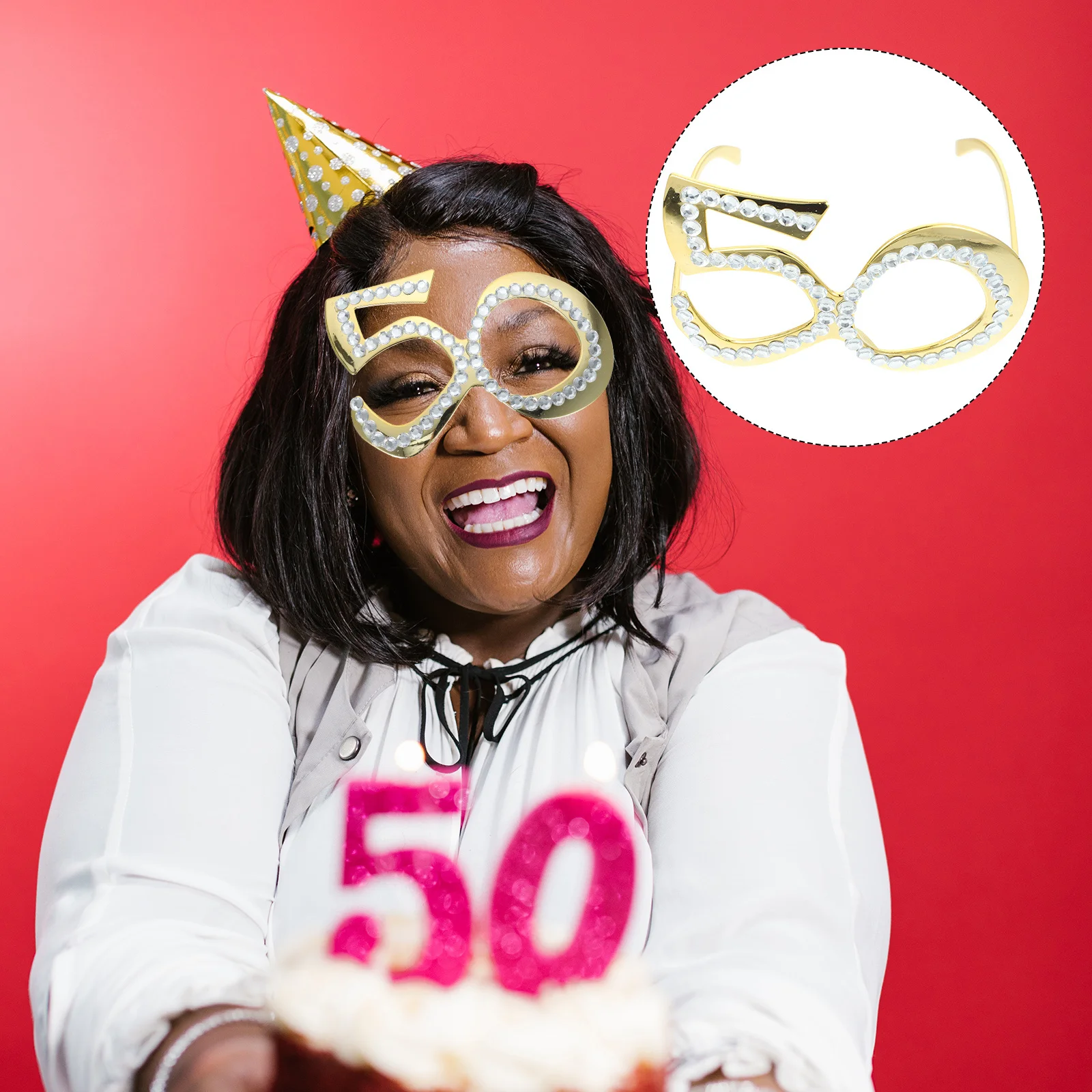 1Pair Birthday Party Glasses 50 Years Rhinestone Plastic Funny Costume Photo Booth Prop 50th Birthday Glasses
1Pair Birthday Party Glasses 50 Years Rhinestone Plastic Funny Costume Photo Booth Prop 50th Birthday Glasses
