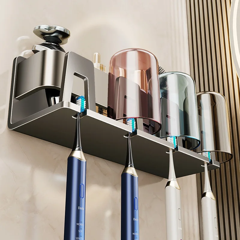 No punching gun, gray toothbrush cup, wall mounted toilet toothbrush, wall mounted household device rack
No punching gun, gray toothbrush cup, wall mounted toilet toothbrush, wall mounted household device rack