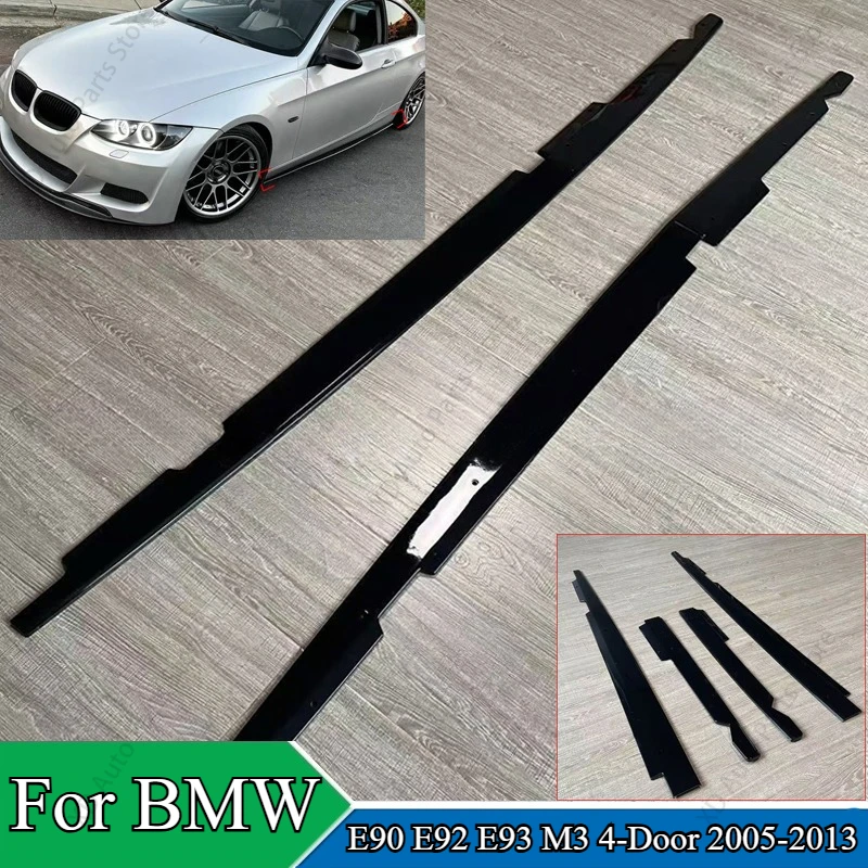 Car Side Skirt For BMW E90 E92 E93 M3 4-Door 2005-2013 4 PCS High Quality Splitters Diffuser Bumper Spoiler Body kit Accessories
Car Side Skirt For BMW E90 E92 E93 M3 4-Door 2005-2013 4 PCS High Quality Splitters Diffuser Bumper Spoiler Body kit Accessories