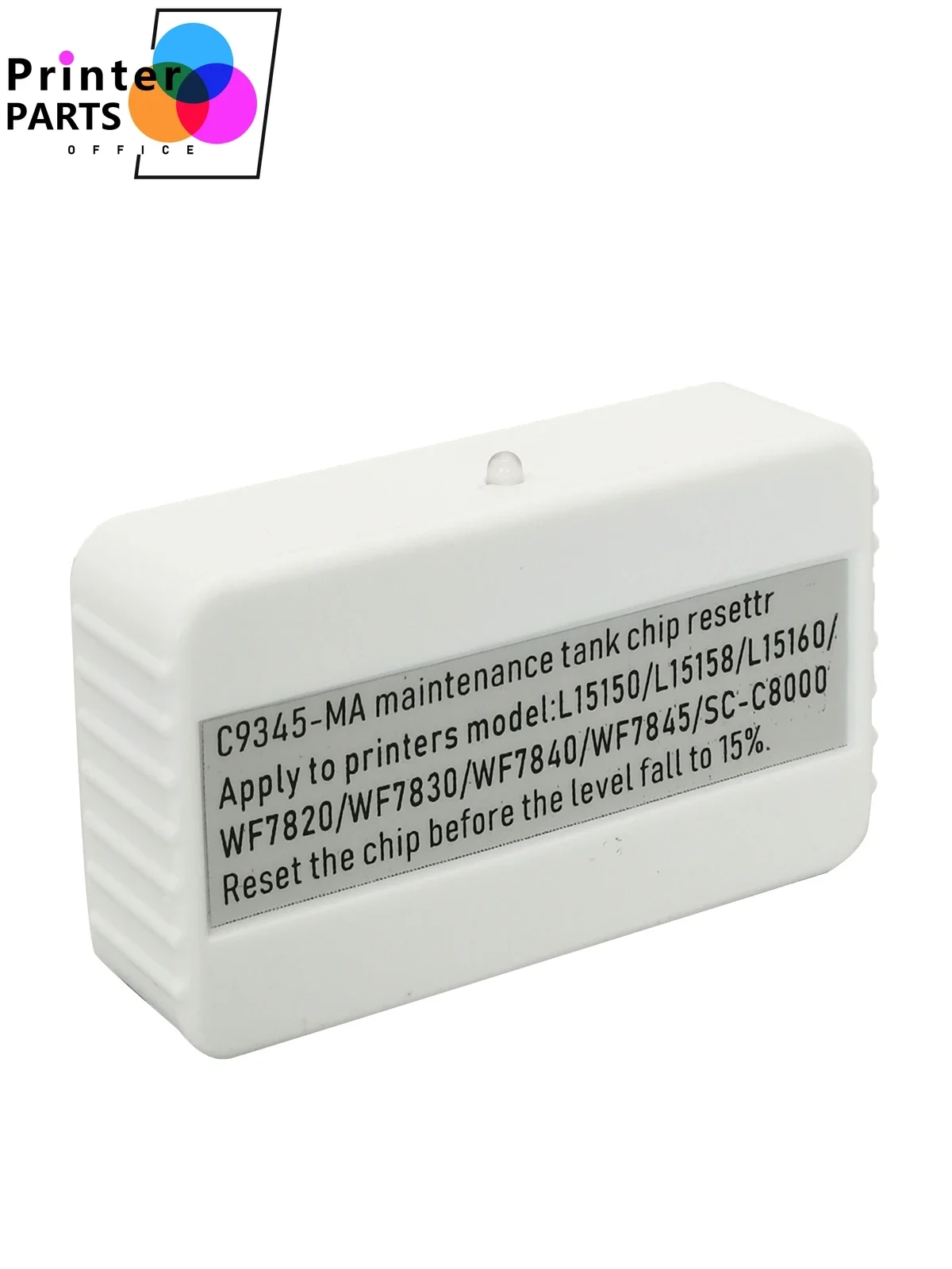 C9345 Maintenance Resetter For Epson L8050 L15150 L15160 L15158 L15168 L6578 WF-7820 7830 7840 4830 4820 3820 ET-16150 16650
C9345 Maintenance Resetter For Epson L8050 L15150 L15160 L15158 L15168 L6578 WF-7820 7830 7840 4830 4820 3820 ET-16150 16650