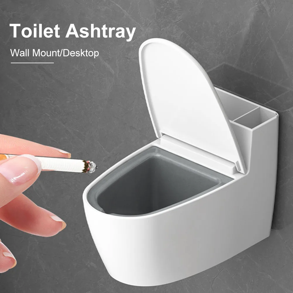 Creative Wall-mounted Ashtray Toilet-shaped Desktop Ashtray with Lid Bathroom Decoration Storage Rack Hanging Phone Holder
Creative Wall-mounted Ashtray Toilet-shaped Desktop Ashtray with Lid Bathroom Decoration Storage Rack Hanging Phone Holder