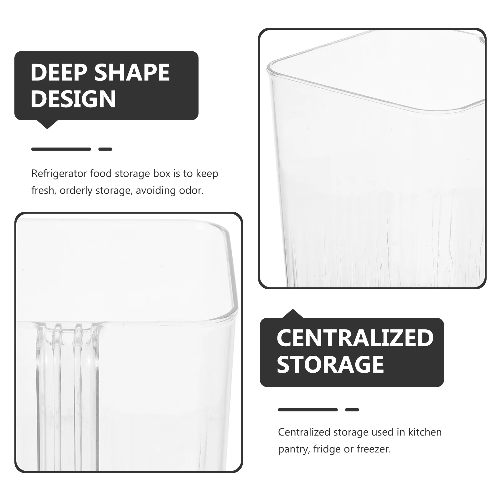 Refrigerator Door Organizer Bin Deep Storage Box for Fruits Vegetables Meat Milk Seasonings Fresh Keep Container Freezer
Refrigerator Door Organizer Bin Deep Storage Box for Fruits Vegetables Meat Milk Seasonings Fresh Keep Container Freezer