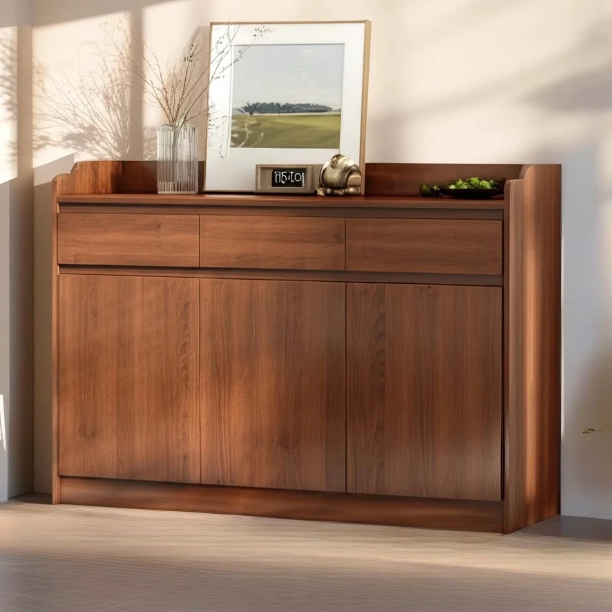 Обеденный боковой шкаф от пола до потолка цвета массива дерева, встроенный шкаф у стены, шкафчик, сторона хранения вещей в гостиной 
Обеденный боковой шкаф от пола до потолка цвета массива дерева, встроенный шкаф у стены, шкафчик, сторона хранения вещей в гостиной