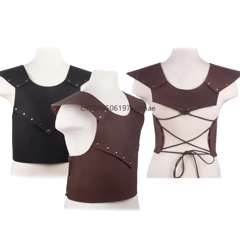 Medieval Renaissance Steampunk Warrior Knight Role Play Breastplate Pu Leather Vest Cosplay Costume Accessories Props
Medieval Renaissance Steampunk Warrior Knight Role Play Breastplate Pu Leather Vest Cosplay Costume Accessories Props