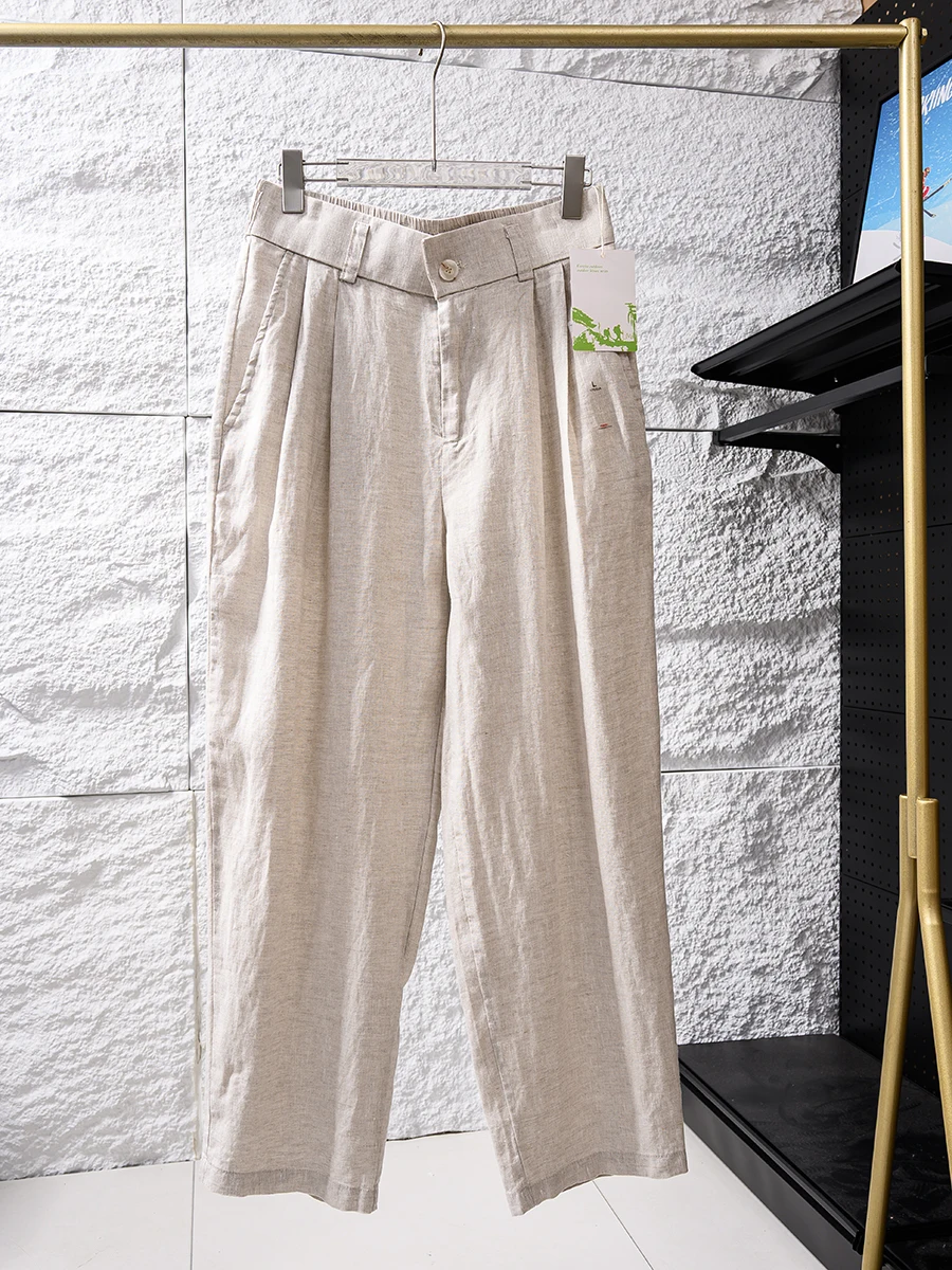 High-End Luxury! Multi-National! 100-Straight-Weave Linen! Summer New Men's Loose Wide-Leg Casual Pants Breathable Comfortable
High-End Luxury! Multi-National! 100-Straight-Weave Linen! Summer New Men's Loose Wide-Leg Casual Pants Breathable Comfortable