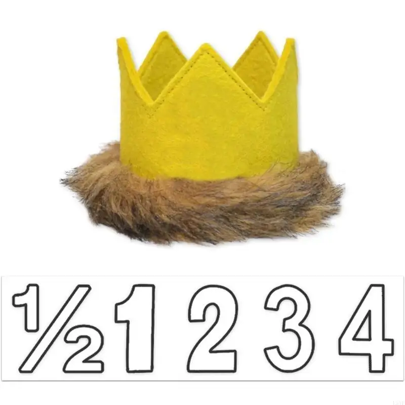 L5YF Baby Birthday Crown Hat Animal Tail Baby Birthday Decorations for Boys Girls
L5YF Baby Birthday Crown Hat Animal Tail Baby Birthday Decorations for Boys Girls
