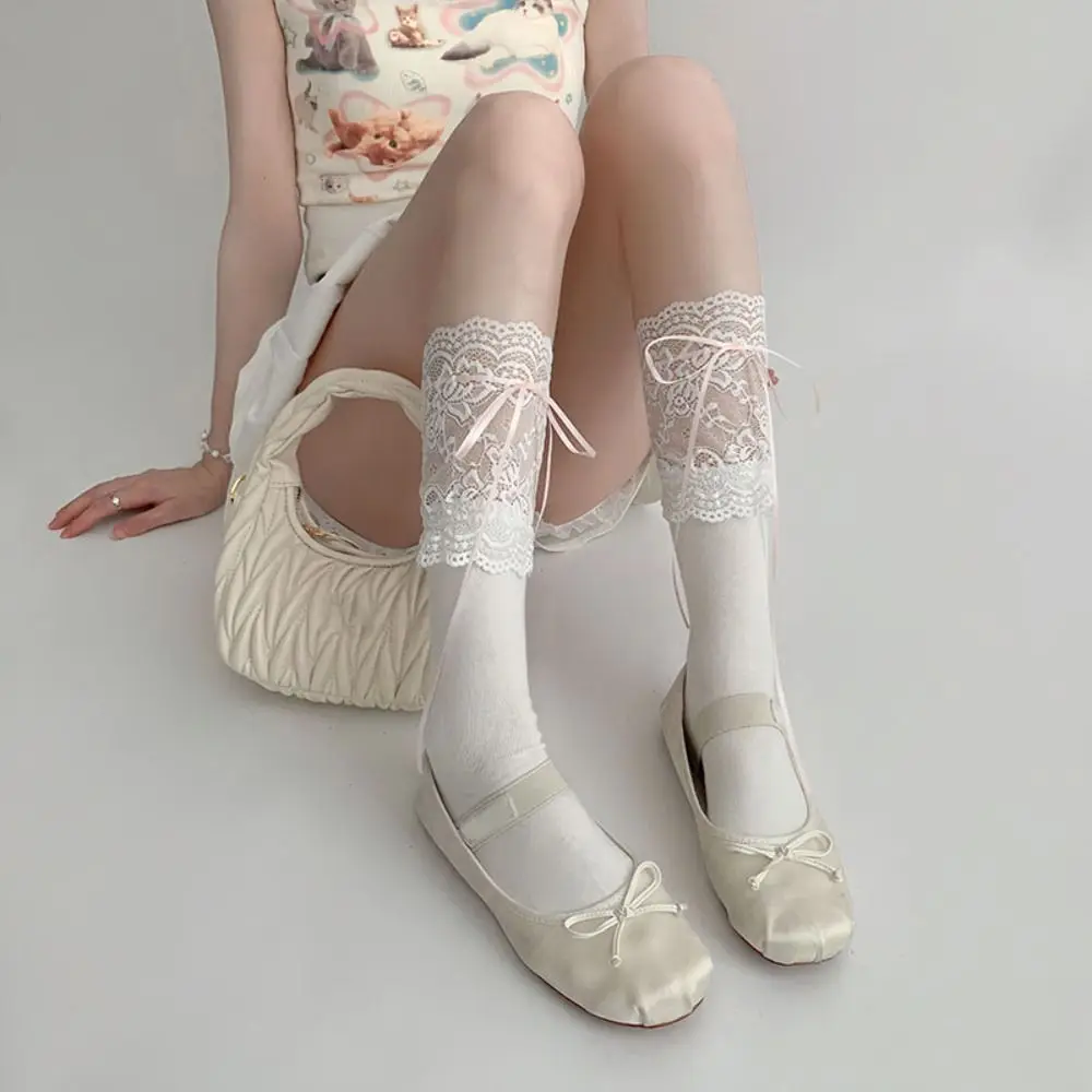 3Pairs Lolita JK Ballet Bowknot Lace Socks Flower Sweet Summer JK Calf Socks Mesh Princess Mid Calf Stockings Spring/Summer
3Pairs Lolita JK Ballet Bowknot Lace Socks Flower Sweet Summer JK Calf Socks Mesh Princess Mid Calf Stockings Spring/Summer