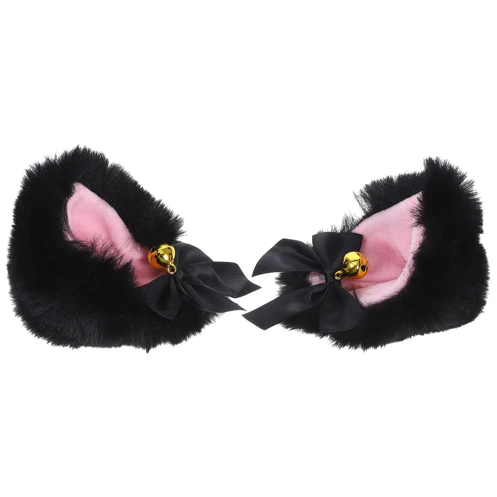 Cat Ears Hairpin Cosplay Clips Black Pink Ribbon Bell R om Color Matching Halloween Christmas Party Accessories
Cat Ears Hairpin Cosplay Clips Black Pink Ribbon Bell R om Color Matching Halloween Christmas Party Accessories