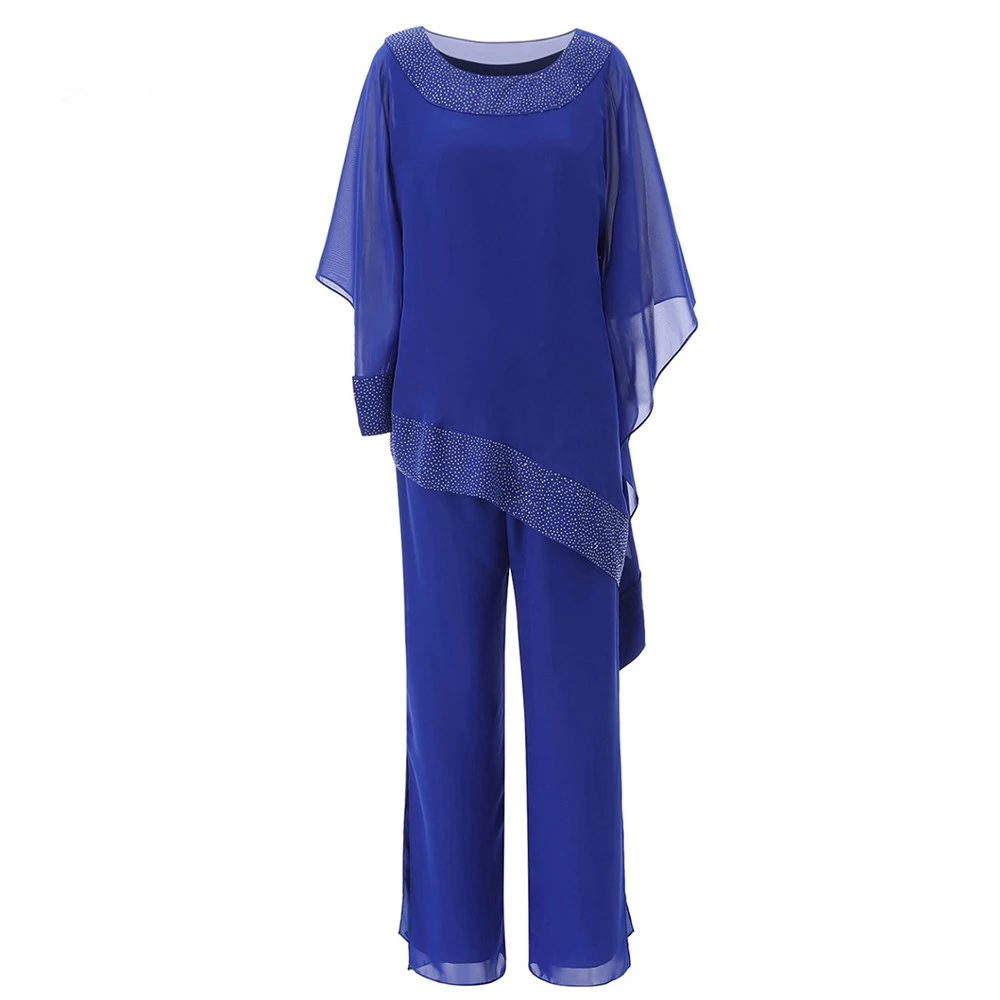 Casual 2 Pieces Mother Of The Bride Dress Pants Suit Crystals Chiffon Outfit Mother Dress Groom Mother Dress For Weddings
Casual 2 Pieces Mother Of The Bride Dress Pants Suit Crystals Chiffon Outfit Mother Dress Groom Mother Dress For Weddings