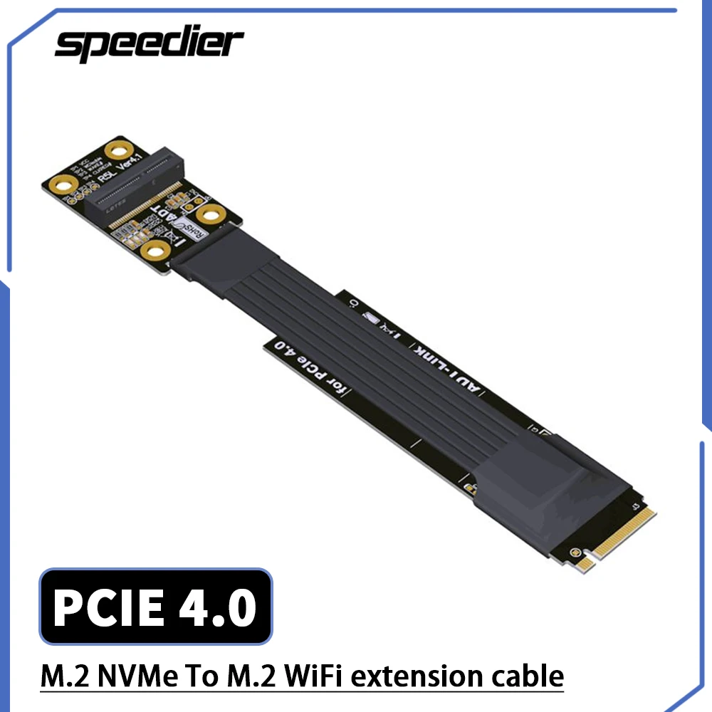 Riser PCIe 3.0/4.0 M.2 NVMe Key M To M.2 WiFi Key A.E NGFF SSD Extension Cable 90/180 Degree Female Riser Card Extender
Riser PCIe 3.0/4.0 M.2 NVMe Key M To M.2 WiFi Key A.E NGFF SSD Extension Cable 90/180 Degree Female Riser Card Extender