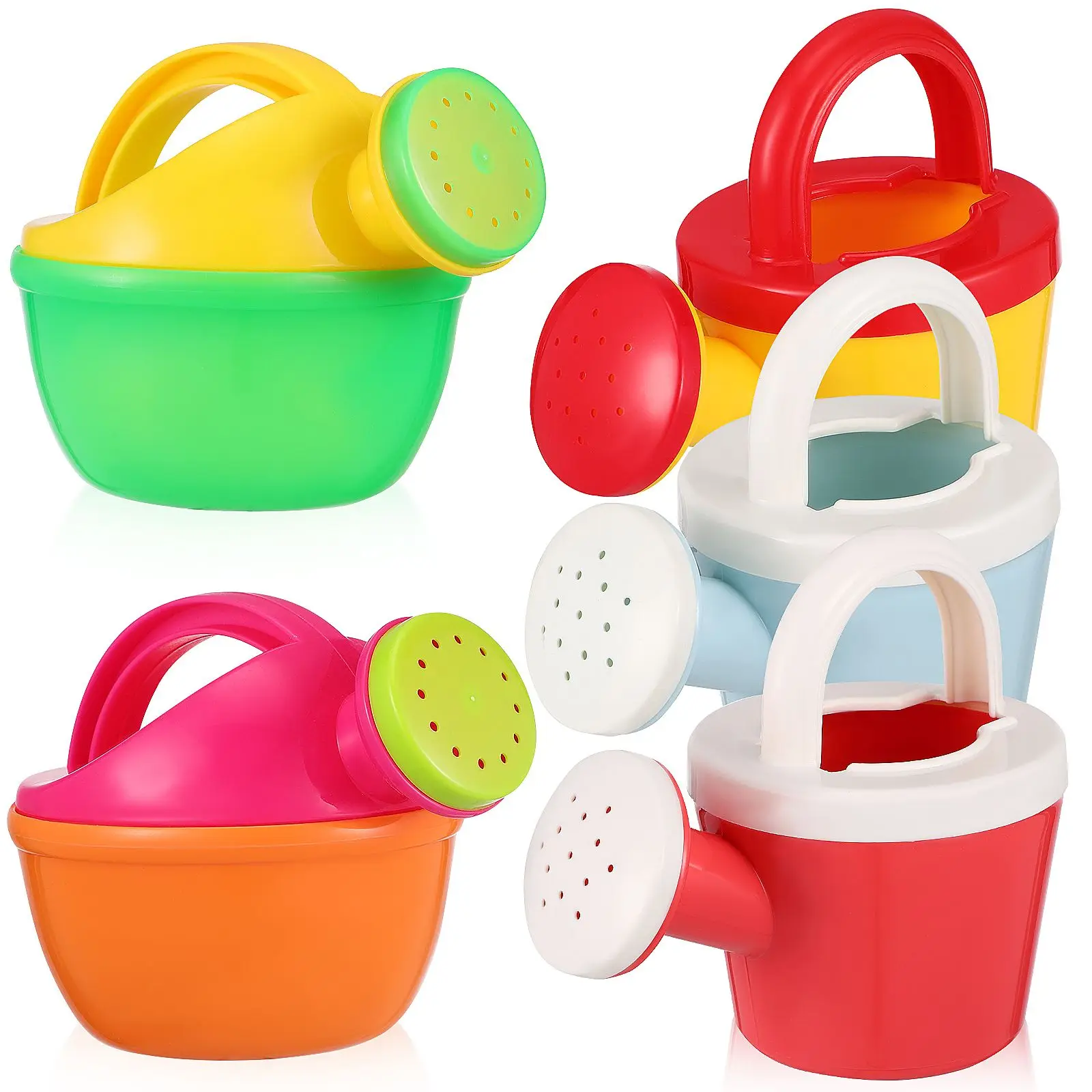 5 Pcs Watering Can Beach Toys For Kids 4-6 Set Cute Plastic Bath Beach Toys Gardening Lightweight Random Color Round Design
5 Pcs Watering Can Beach Toys For Kids 4-6 Set Cute Plastic Bath Beach Toys Gardening Lightweight Random Color Round Design