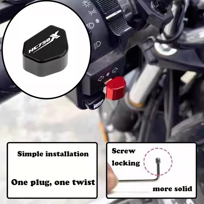 Motorcycle Switch Button Turn Signal Key Cap Accessories For HONDA NC750X NC750 X NC 750X NC 750 X 2014 - 2024 2023 2022
Motorcycle Switch Button Turn Signal Key Cap Accessories For HONDA NC750X NC750 X NC 750X NC 750 X 2014 - 2024 2023 2022