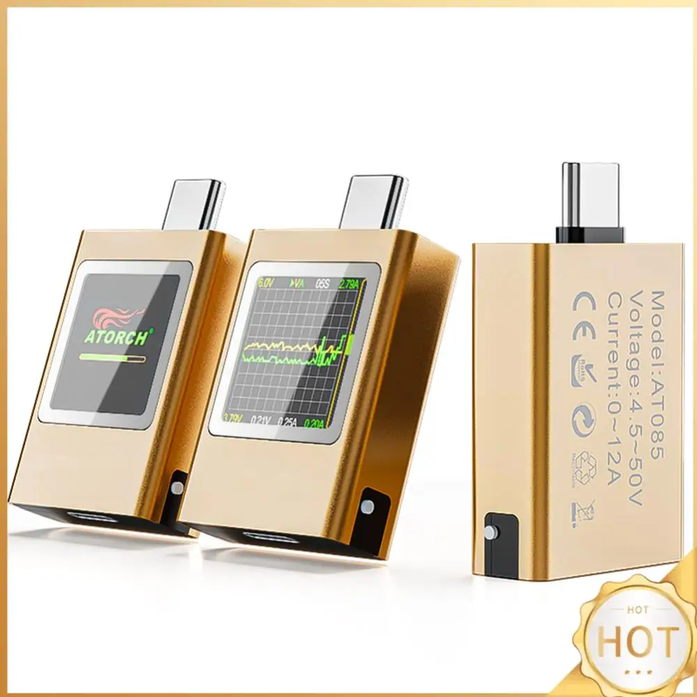 USB C Power Meter Tester DC Voltage Current Meter DC 4.5-50V 0-12A Power Bank Phone Charger Tester for Chargers Power Bank Cable
USB C Power Meter Tester DC Voltage Current Meter DC 4.5-50V 0-12A Power Bank Phone Charger Tester for Chargers Power Bank Cable