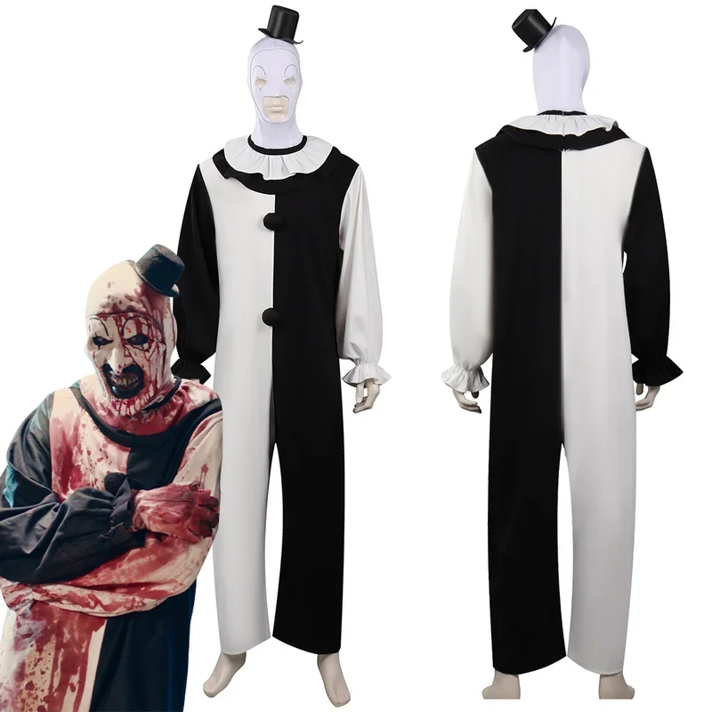 Terrifier 2 Art the Clown Cosplay Costume Jumpsuit Hat Outfits Halloween Carnival Suit
Terrifier 2 Art the Clown Cosplay Costume Jumpsuit Hat Outfits Halloween Carnival Suit