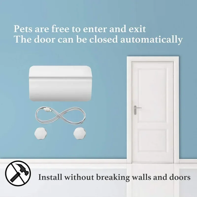 Automatic Pet Door Opener Controllable Entry Training Open Hole Doorway Without Drilling Easy Installation for Dog Cat Removable
Automatic Pet Door Opener Controllable Entry Training Open Hole Doorway Without Drilling Easy Installation for Dog Cat Removable
