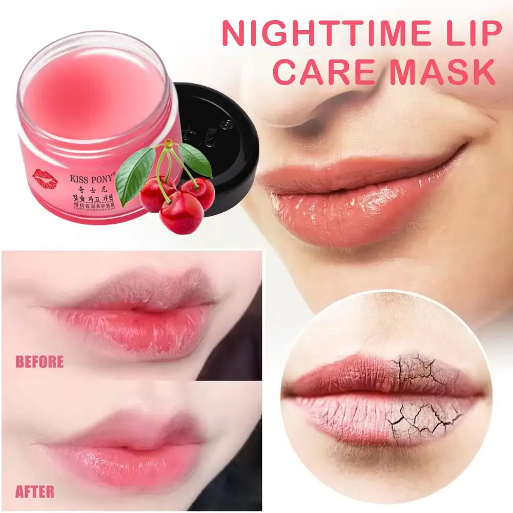 Cherry Lip Mask Balm 1 Box Deep Hydration Overnight Repair Reduce Lip Lines Gentle Lip Care Skin Finish
Cherry Lip Mask Balm 1 Box Deep Hydration Overnight Repair Reduce Lip Lines Gentle Lip Care Skin Finish