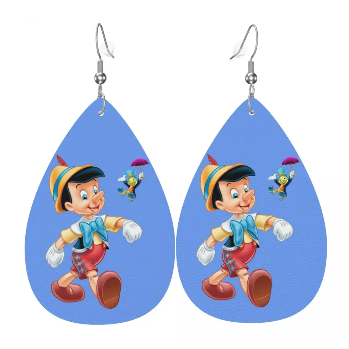 Custom Cartoon Pinocchio PVC Leather Earrings Dangle Earrings Jewelry For Women For Wife Mother Gift
Custom Cartoon Pinocchio PVC Leather Earrings Dangle Earrings Jewelry For Women For Wife Mother Gift