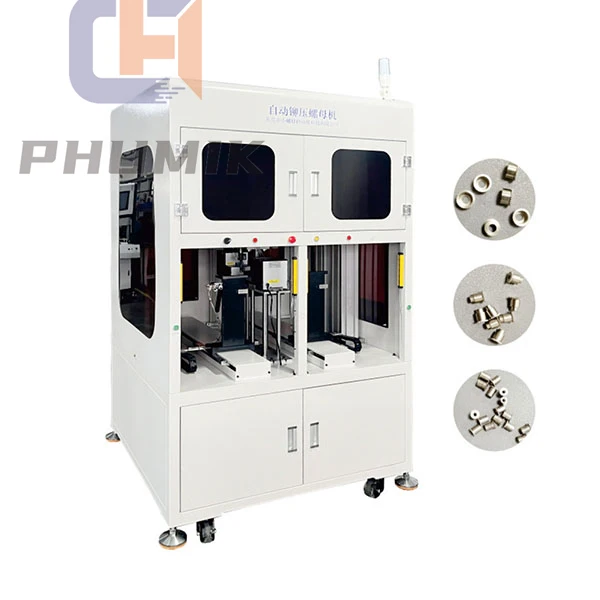 Pneumatic-Hydraulic Rotary Rivet Machine Dual Platform Automatic Rivet Nut Pressing Machine
Pneumatic-Hydraulic Rotary Rivet Machine Dual Platform Automatic Rivet Nut Pressing Machine