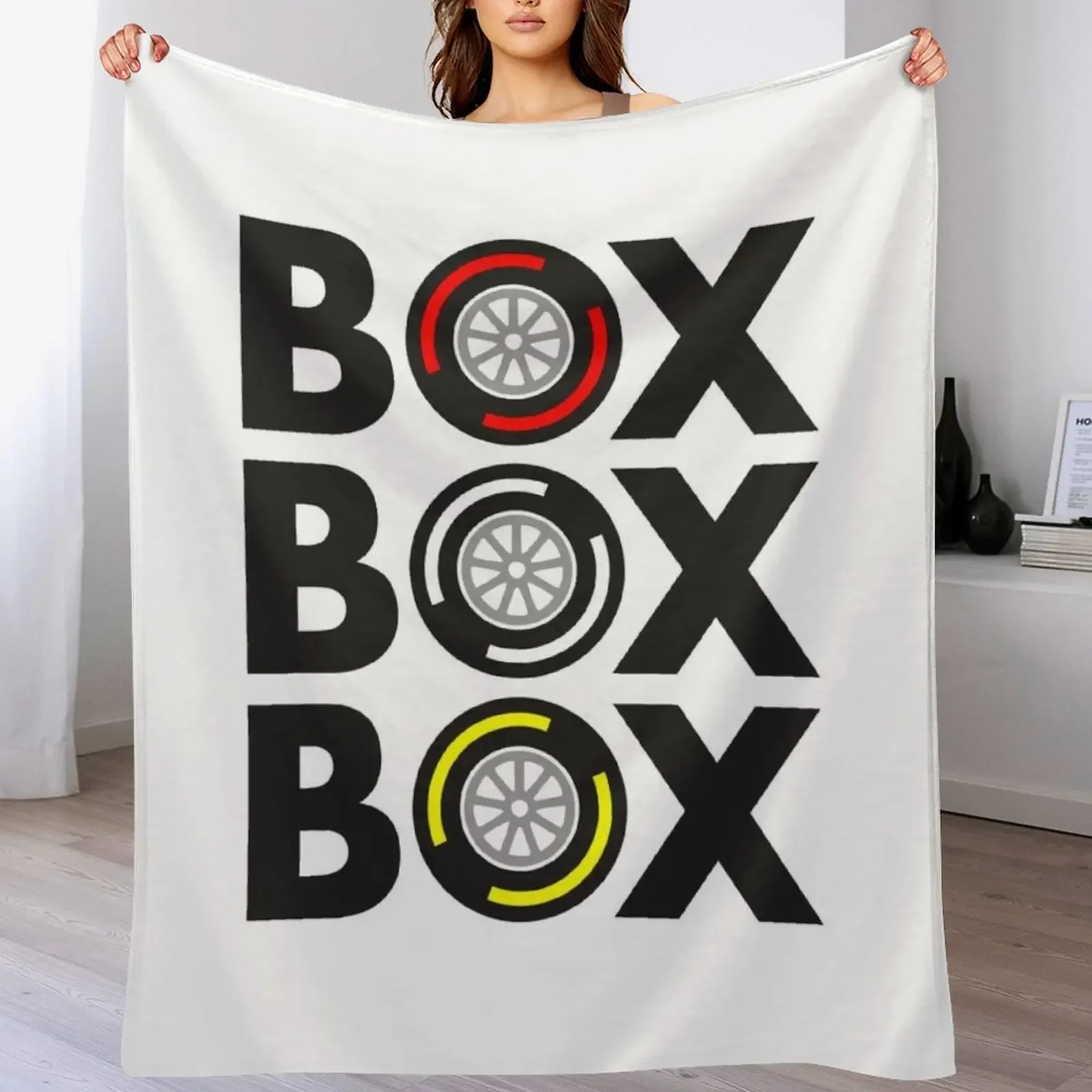 Box Box Box F1 Tyre Compound Design Throw Blanket funny gift Plaid on the sofa Softest Furrys Blankets
Box Box Box F1 Tyre Compound Design Throw Blanket funny gift Plaid on the sofa Softest Furrys Blankets