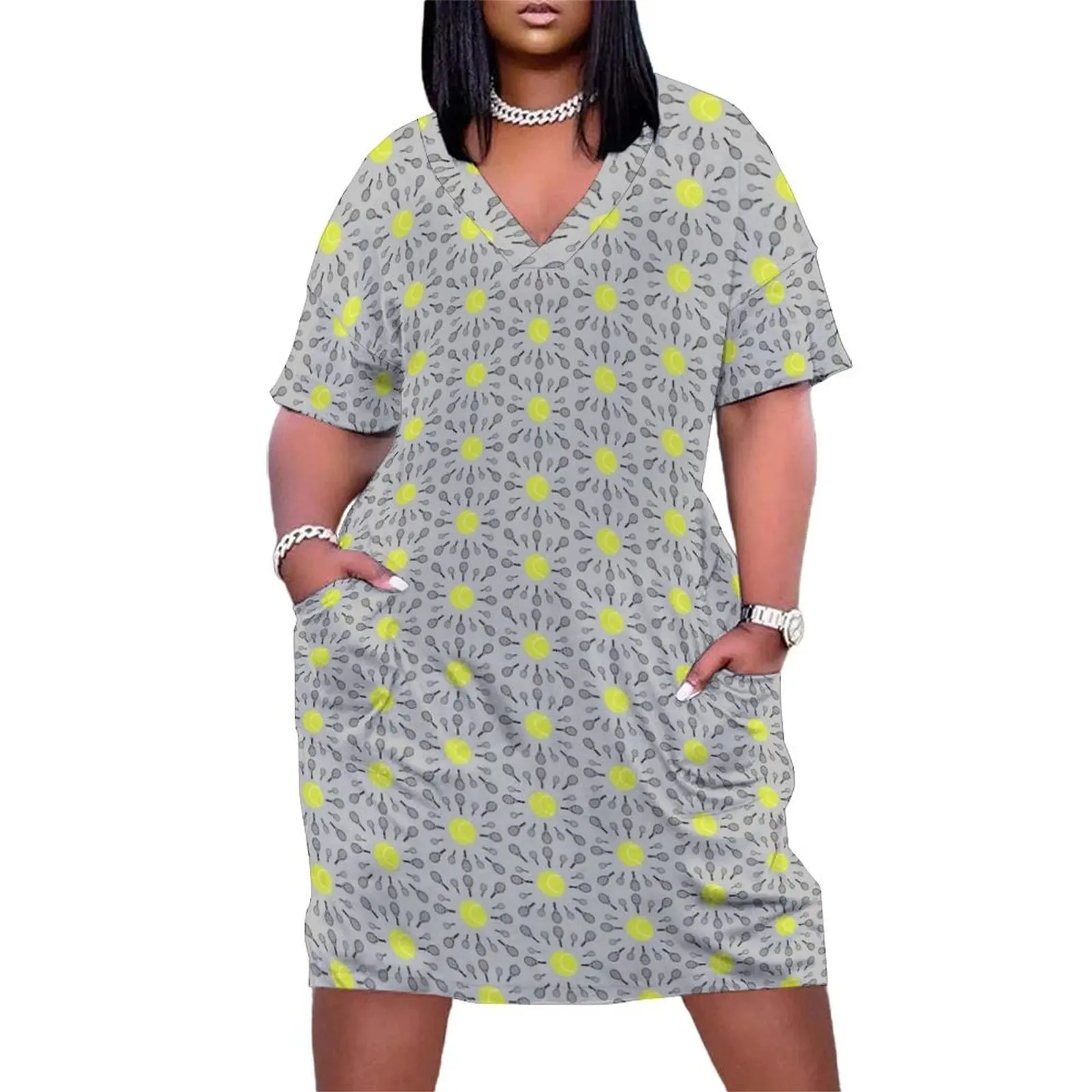 Tennis Loose Pocket Dress Women's summer skirt elegant women's sets dress women summer 2025 Clothing female
Tennis Loose Pocket Dress Women's summer skirt elegant women's sets dress women summer 2025 Clothing female