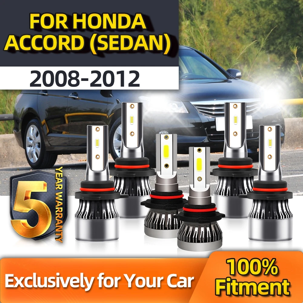 Комплект ярких автомобильных ламп TEENRAM для Honda Accord (седан), белый, высокий, 9005, низкий, 9006, противотуманные фонари 2008, 2009, 2010, 2011, 2012
Комплект ярких автомобильных ламп TEENRAM для Honda Accord (седан), белый, высокий, 9005, низкий, 9006, противотуманные фонари 2008, 2009, 2010, 2011, 2012