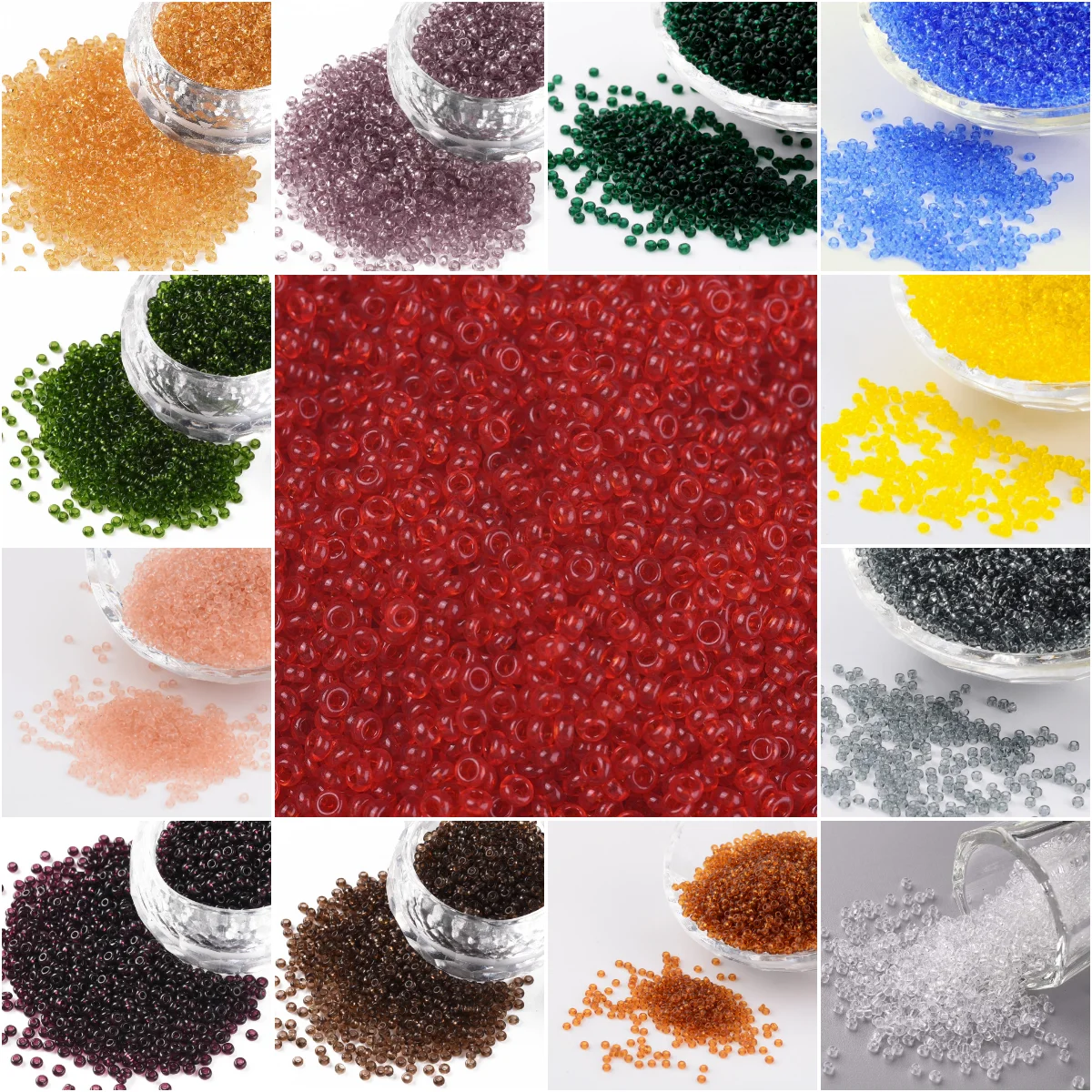 11/0 Transparent Glass Seed Beads Bulk 2mm Crystal Round Seed Spacer Beads For Jewelry DIY Making Accessories about 3000pcs/50g
11/0 Transparent Glass Seed Beads Bulk 2mm Crystal Round Seed Spacer Beads For Jewelry DIY Making Accessories about 3000pcs/50g