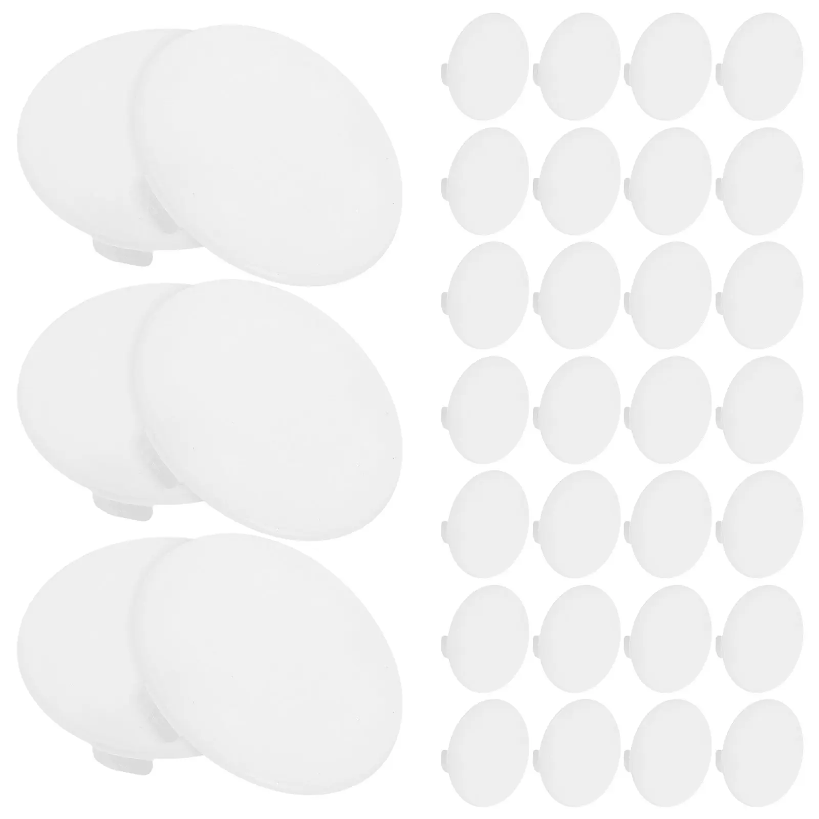 50Pcs Round Furniture Hole Plugs PP Material Screw Hole Covers for Desk Cabinet Wardrobe Chair Table Desktop Cord Holes White
50Pcs Round Furniture Hole Plugs PP Material Screw Hole Covers for Desk Cabinet Wardrobe Chair Table Desktop Cord Holes White