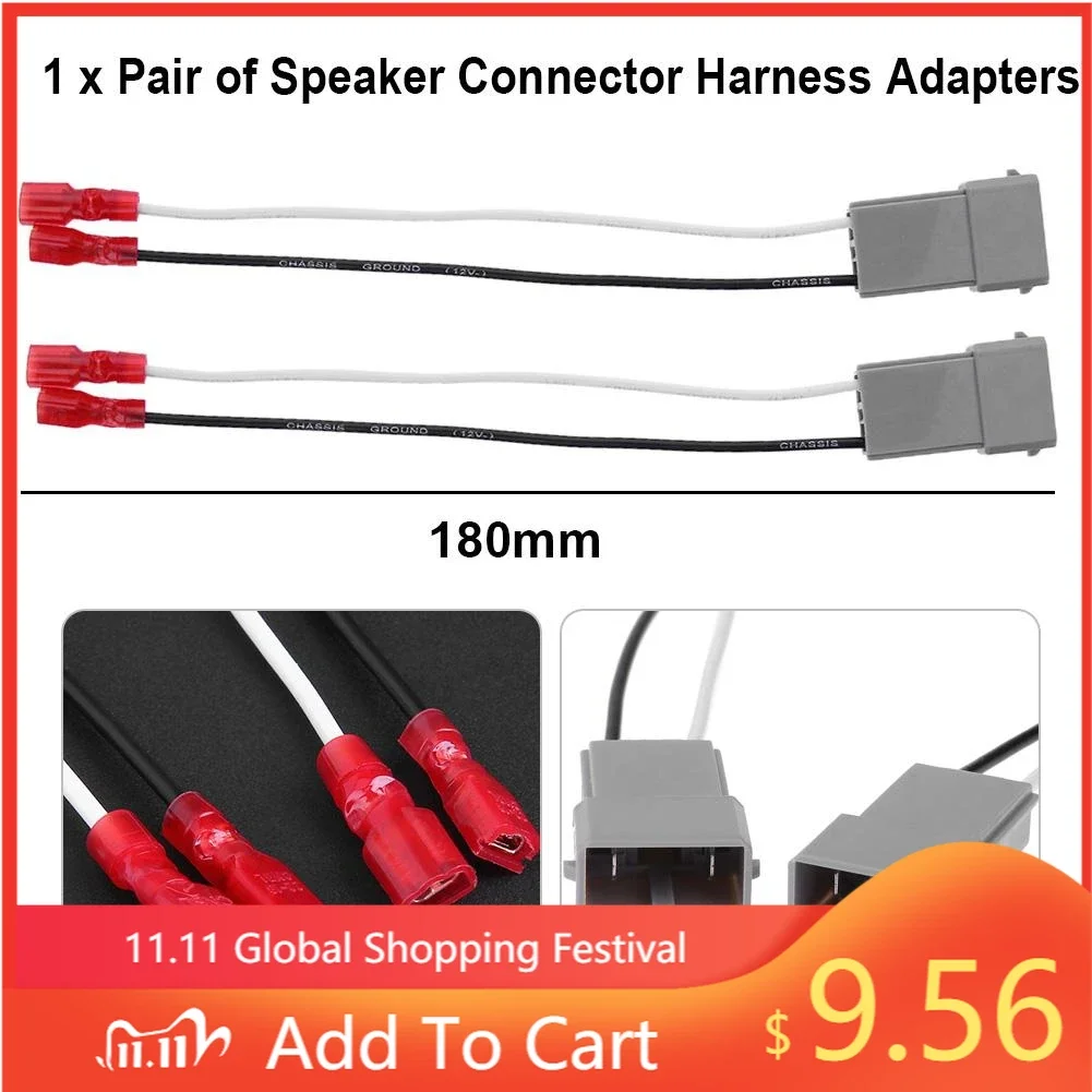 High Quality Hot Sale Speaker Wire Harness Adapter Cable 2Pcs/4Pcs ABS Plastic Connector For Accord 1986-2020 Civic
High Quality Hot Sale Speaker Wire Harness Adapter Cable 2Pcs/4Pcs ABS Plastic Connector For Accord 1986-2020 Civic