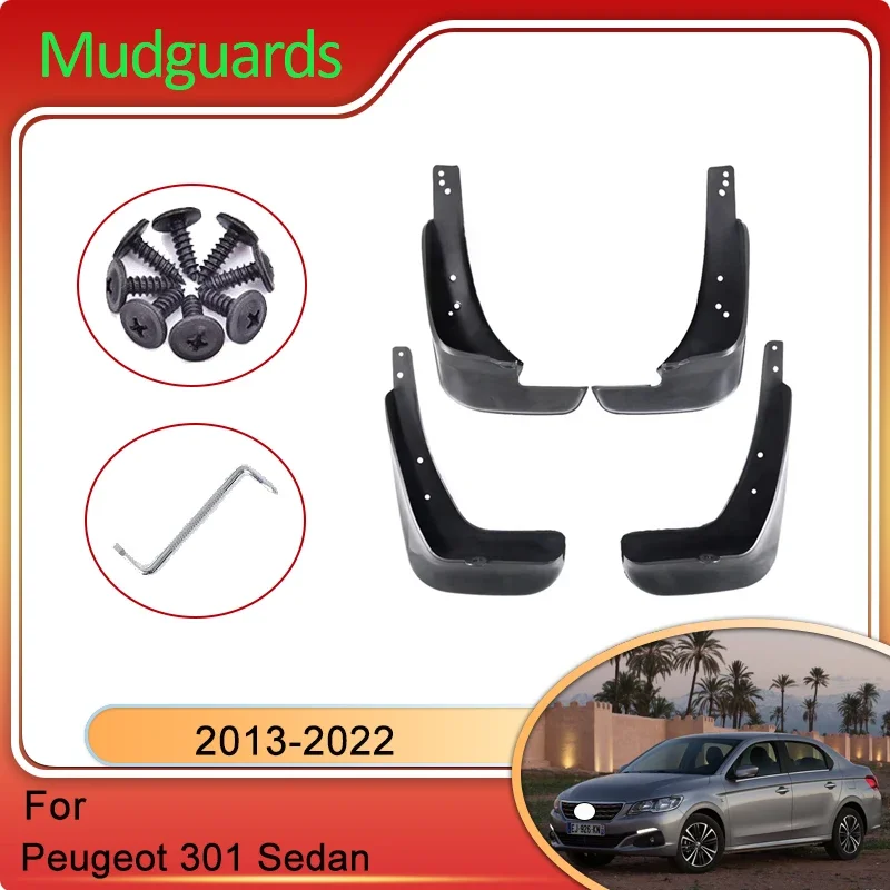 Mudguards for Peugeot 301 Sedan 2013 2014 2015 2016 2017 2018 2019 2020 2021 2022 Splash Wheels Fender Mudflaps Auto Accessories
Mudguards for Peugeot 301 Sedan 2013 2014 2015 2016 2017 2018 2019 2020 2021 2022 Splash Wheels Fender Mudflaps Auto Accessories