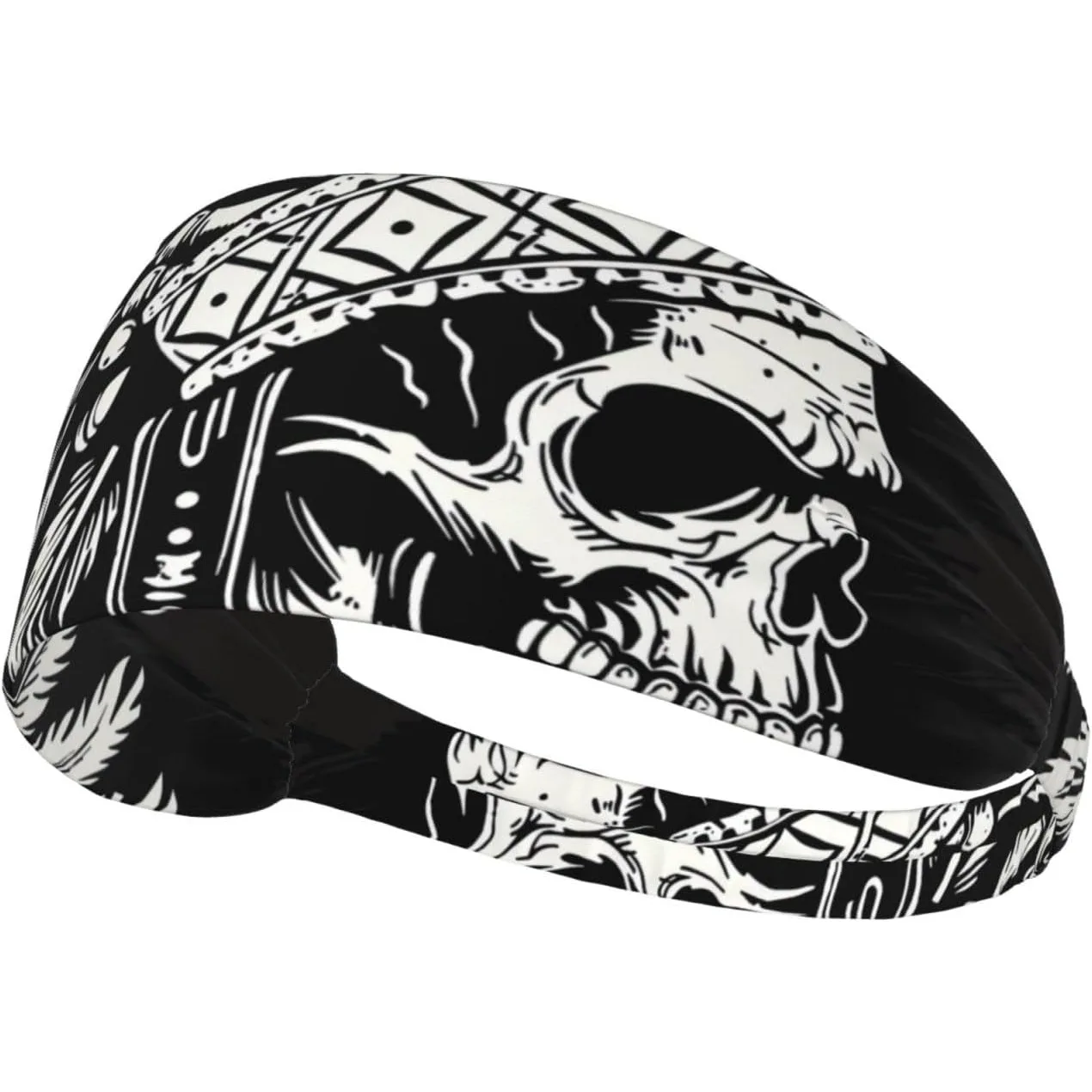 Черная повязка на голову с индийским черепом для женщин, спортивная повязка для волос, модная эластичная повязка для йоги и фитнеса
Черная повязка на голову с индийским черепом для женщин, спортивная повязка для волос, модная эластичная повязка для йоги и фитнеса