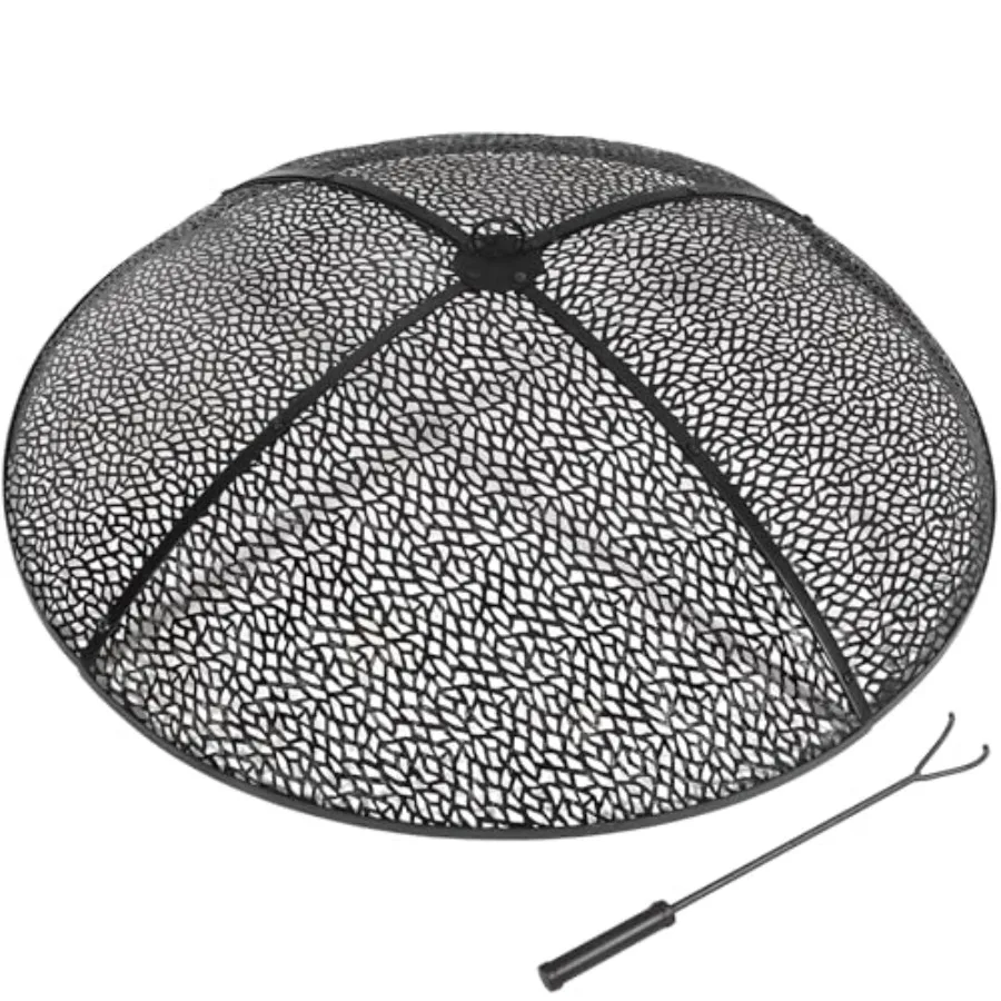 36Inch Fire Pit Spark Screen Collapsible Fire Pit Screen Round with Handle Heavy Duty Iron Fire Pit Cover Mesh Round Replacemen
36Inch Fire Pit Spark Screen Collapsible Fire Pit Screen Round with Handle Heavy Duty Iron Fire Pit Cover Mesh Round Replacemen