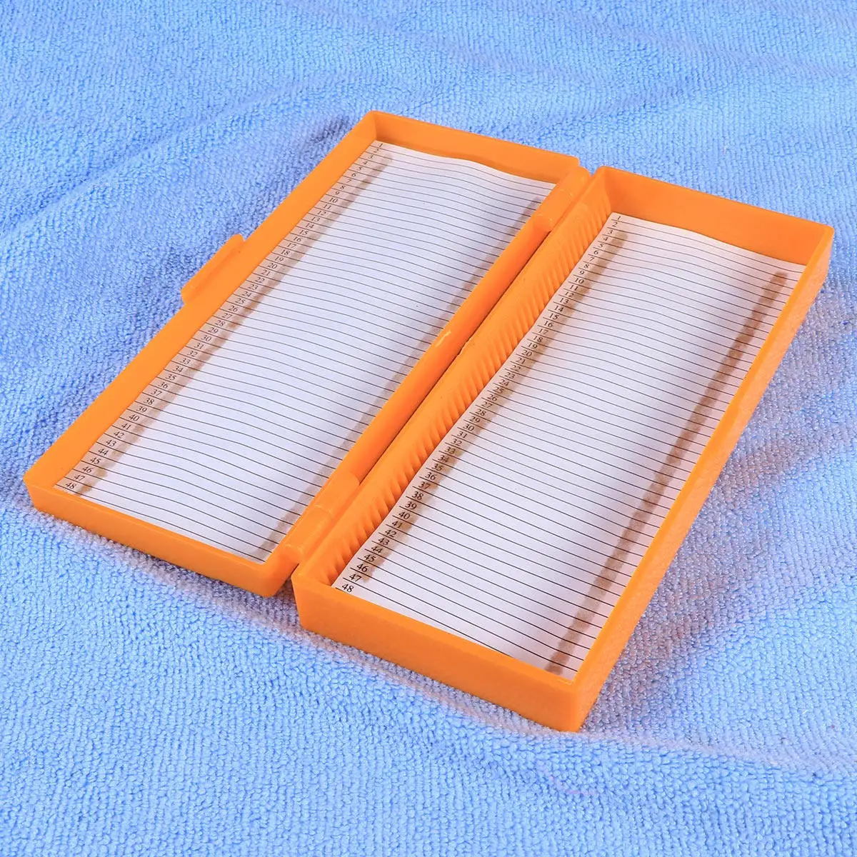 50 Capacity Professional Storage Case for Microscope Slides Numbered Slots Clasp Secure Scientific Slide Organizer
50 Capacity Professional Storage Case for Microscope Slides Numbered Slots Clasp Secure Scientific Slide Organizer