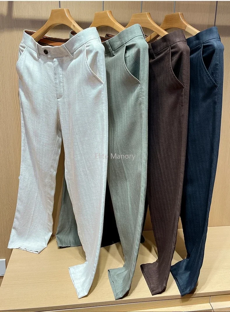 Summer thin old money style business loose straight casual pants
Summer thin old money style business loose straight casual pants