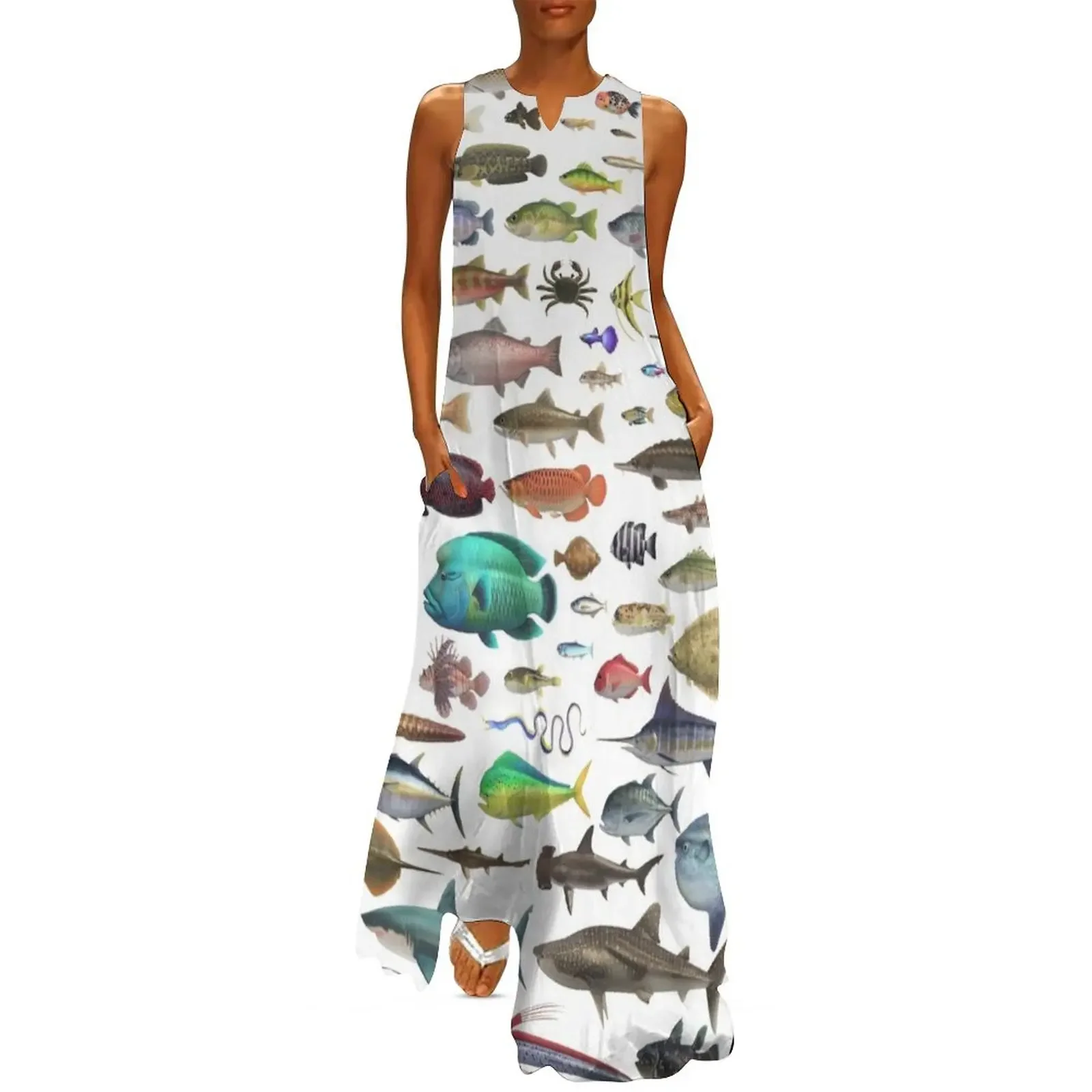 ALL FISH N STUFF Critterpedia Long Dress dress Women's clothing women party dresses dresses women summer 2025 Dress
ALL FISH N STUFF Critterpedia Long Dress dress Women's clothing women party dresses dresses women summer 2025 Dress