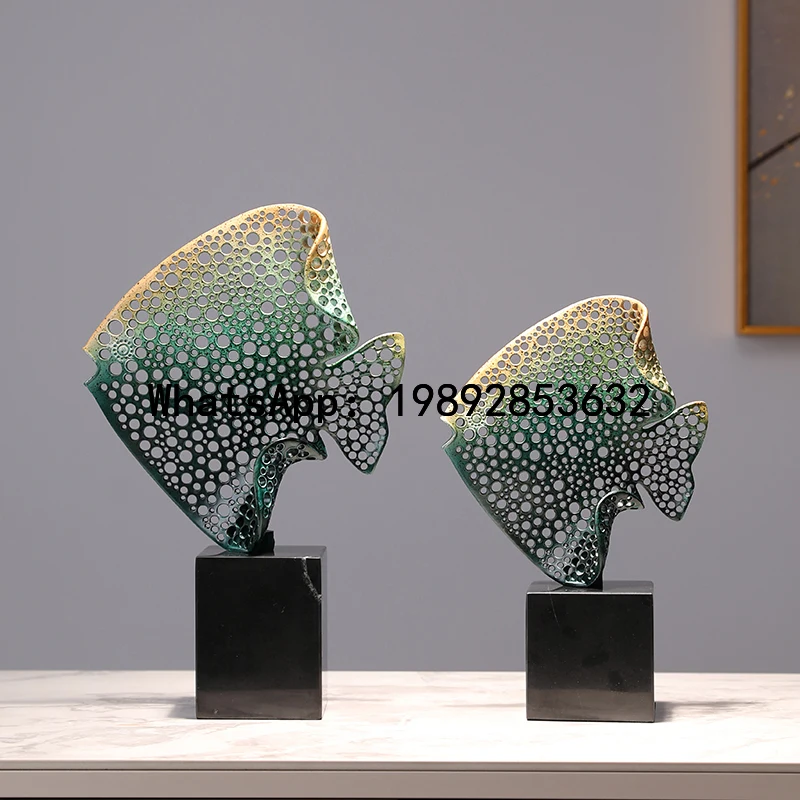 XL Yearly Prosperity Fish Ornament Living Room Metal High-End Decorative Piece
XL Yearly Prosperity Fish Ornament Living Room Metal High-End Decorative Piece