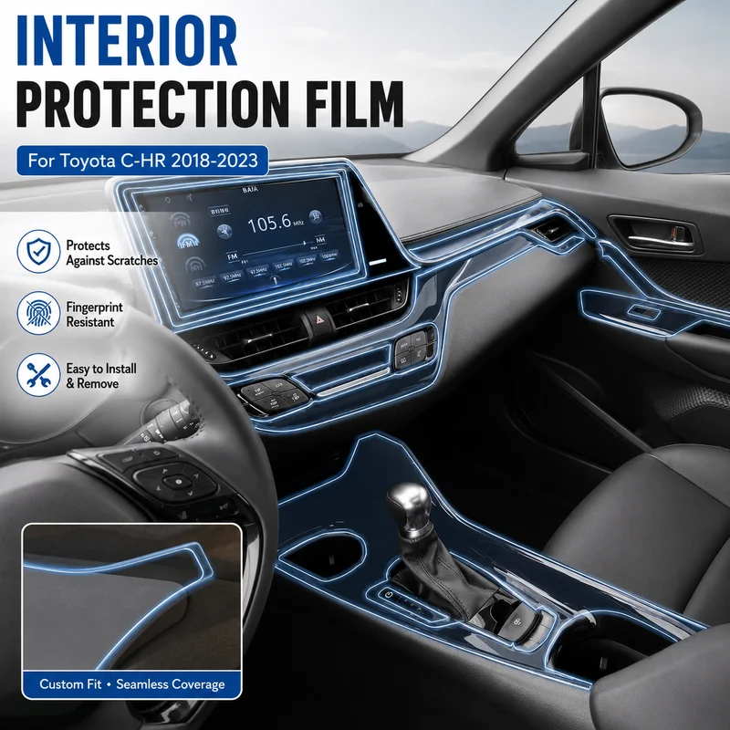 Interior Protection Film For Toyota C-HR 2018-2023 Car Accessories Easy Installation, Replacement Parts
Interior Protection Film For Toyota C-HR 2018-2023 Car Accessories Easy Installation, Replacement Parts
