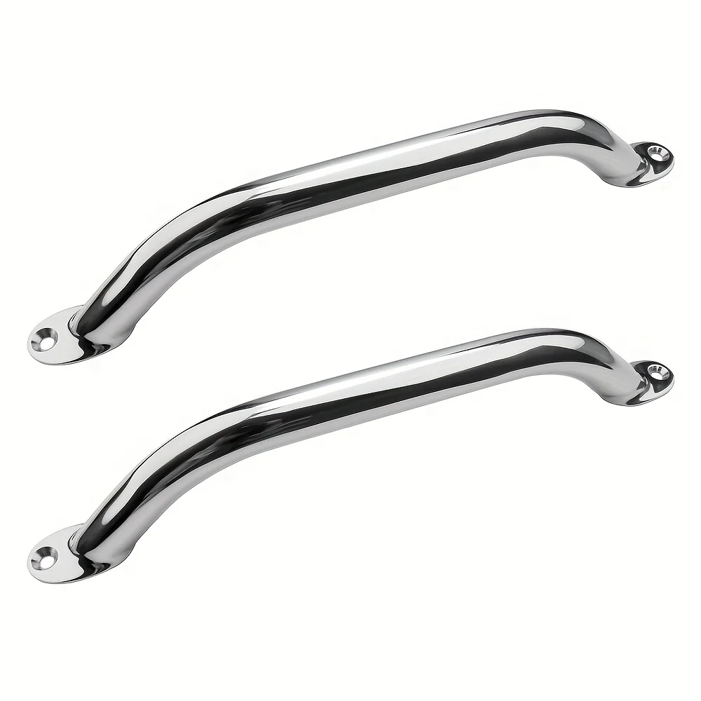 Set of 2 Marine-Grade 316 Stainless Steel Armrest Handles, Featuring a Polished End, 12-Inch Round Tube Design, Suitable for Bathroom Cabinets And Doors
Set of 2 Marine-Grade 316 Stainless Steel Armrest Handles, Featuring a Polished End, 12-Inch Round Tube Design, Suitable for Bathroom Cabinets And Doors