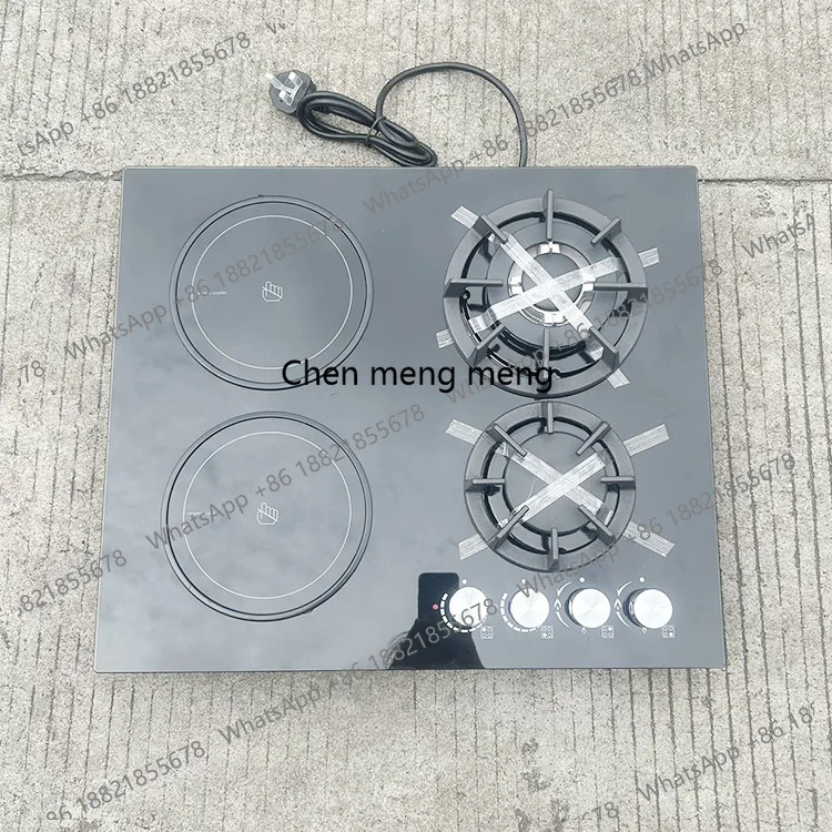 2 газа 2, электрическая встраиваемая плита из черного закаленного стекла, кухонная бытовая плита
2 газа 2, электрическая встраиваемая плита из черного закаленного стекла, кухонная бытовая плита