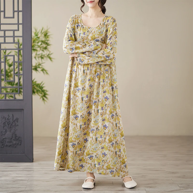 Fashionable Loose Long Sleeve Muslim Women's Dress Middle-Aged Mommy Style Spring Autumn New Arrival Age-Defying Middle East ...
Fashionable Loose Long Sleeve Muslim Women's Dress Middle-Aged Mommy Style Spring Autumn New Arrival Age-Defying Middle East ...