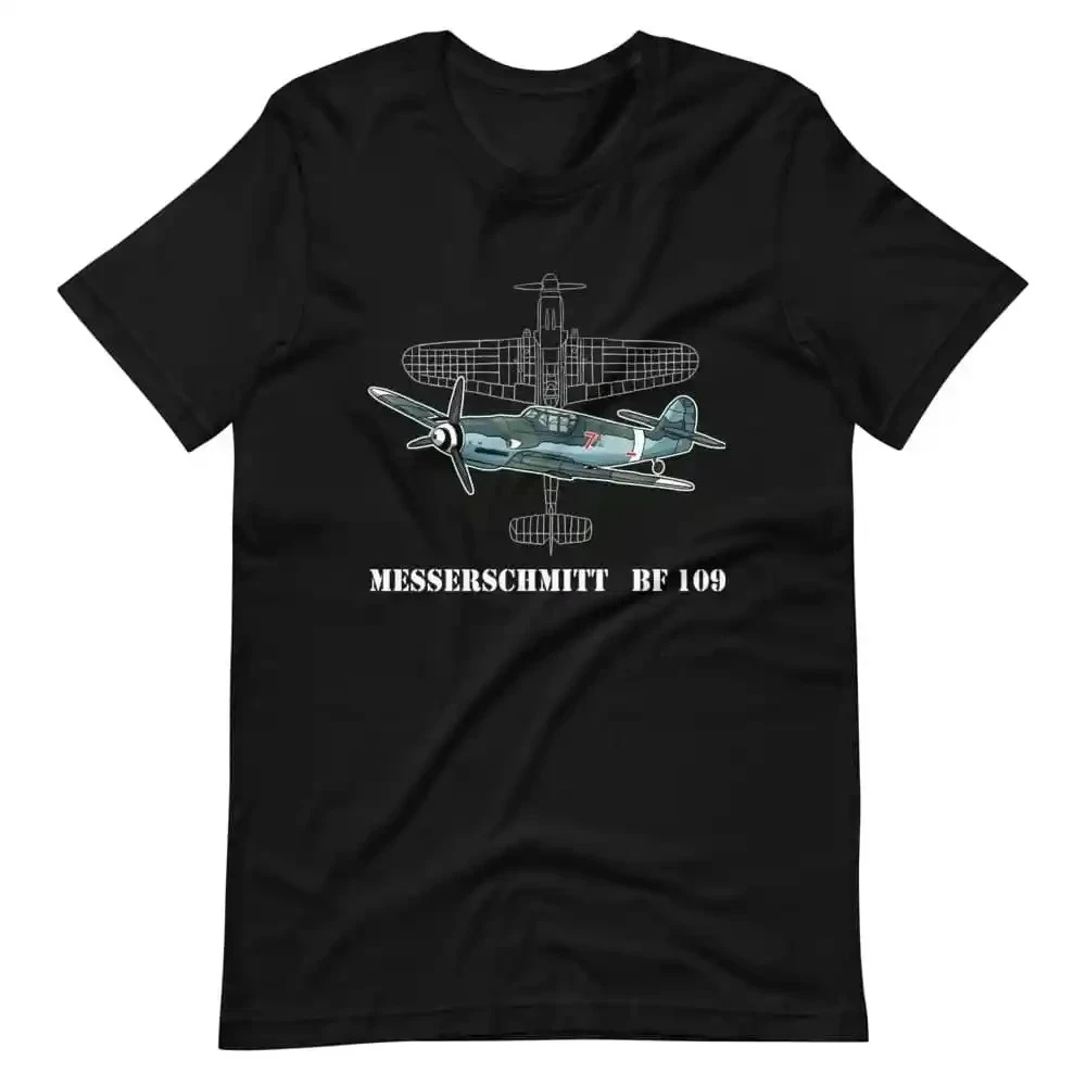 Messerschmitt Bf 109 Fighter T-Shirt 100% Cotton O-Neck Short Sleeve Summer Casual Mens T-shirt Streetwear
Messerschmitt Bf 109 Fighter T-Shirt 100% Cotton O-Neck Short Sleeve Summer Casual Mens T-shirt Streetwear