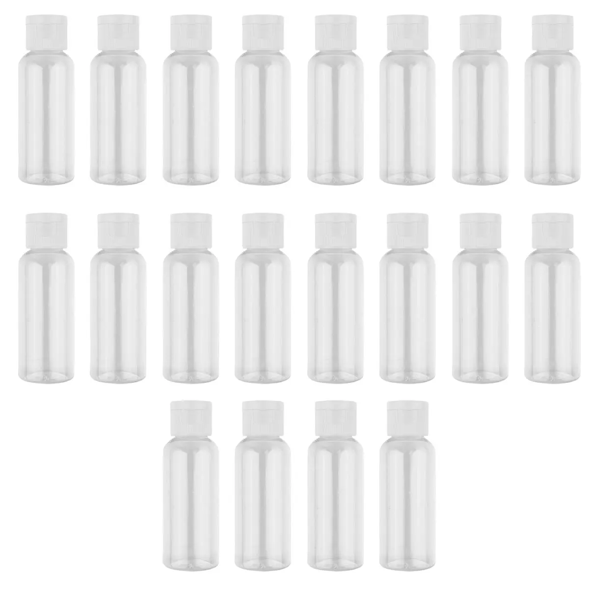 20pcs Travel Bottles Lightweight Durable Clear Empty Plastic Dispenser for Essential Oils Shower Gel Lotion Storage
20pcs Travel Bottles Lightweight Durable Clear Empty Plastic Dispenser for Essential Oils Shower Gel Lotion Storage