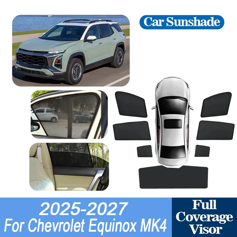 For Chevrolet Equinox Accessories MK4 2025 2026 2027 Rear Window Sun Shades Covers Visors Sun light Shield Net UV Protector Mesh
For Chevrolet Equinox Accessories MK4 2025 2026 2027 Rear Window Sun Shades Covers Visors Sun light Shield Net UV Protector Mesh