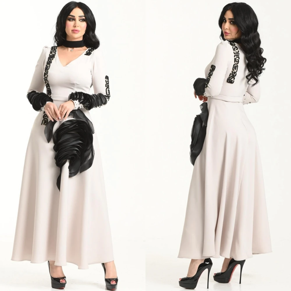 Customized S Draped Pleat Prom A-line V-neck Bespoke Occasion Gown Midi Dresses
Customized S Draped Pleat Prom A-line V-neck Bespoke Occasion Gown Midi Dresses