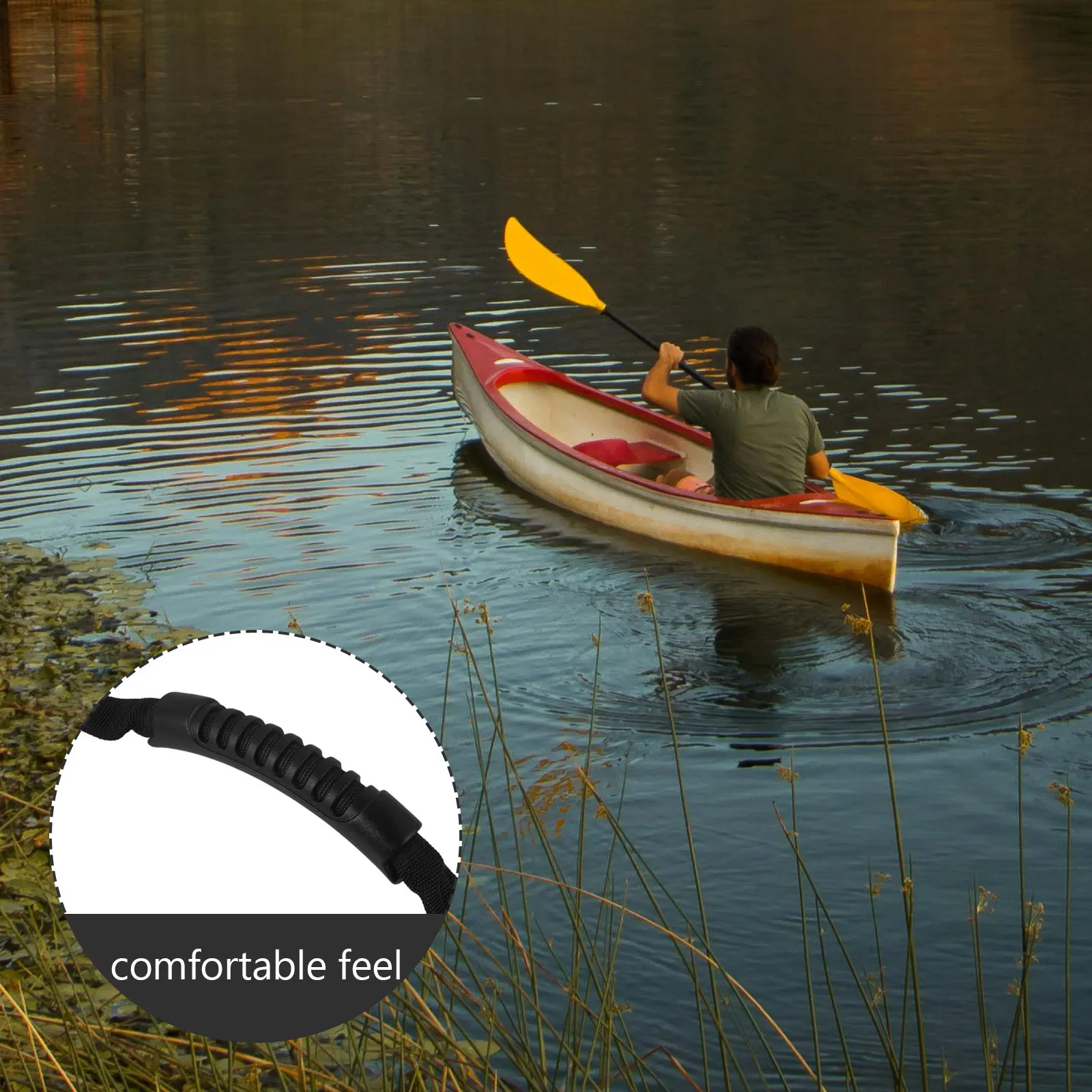 10Pcs Kayak Carry Handle Replacement Non-Slip Ergonomic Side Mount Boat Handle for Inflatable Kayak Canoe Transport Easy Install
10Pcs Kayak Carry Handle Replacement Non-Slip Ergonomic Side Mount Boat Handle for Inflatable Kayak Canoe Transport Easy Install